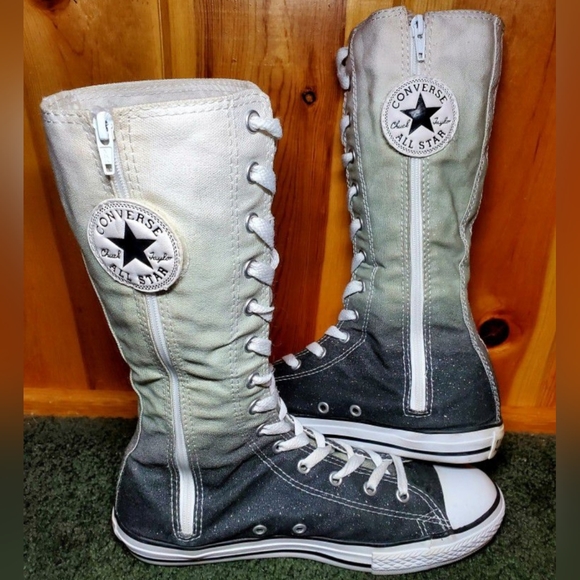 RARE Vintage Converse All Star Chuck Taylor X-HI Calf/Knee high Women 5.5 - Picture 7 of 11